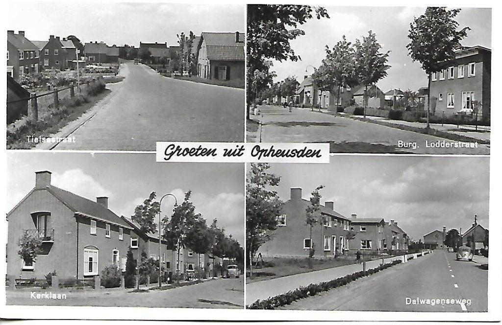 Opheusden- -4-luik., Verzamelen, Verzenden, 1960 tot 1980, Ongelopen, Gelderland
