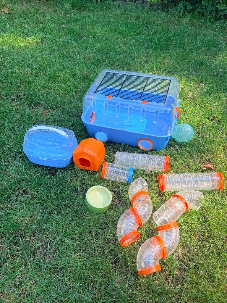 Plastic hamsterkooi, Kooi, Gebruikt, Minder dan 75 cm, Ophalen