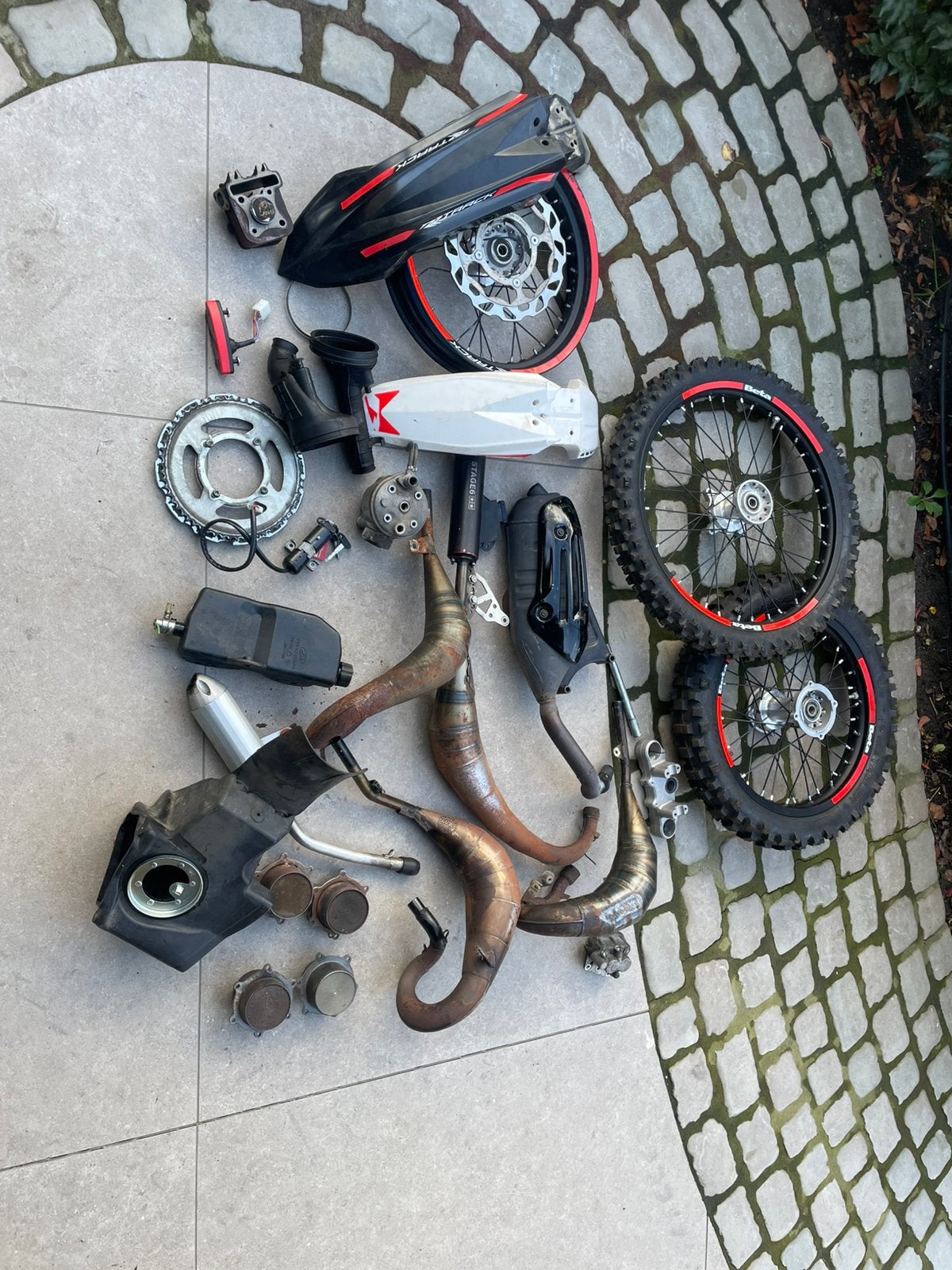 Beta rr 50 enduro - track - motard onderdelen, Ophalen of Verzenden, Zo goed als nieuw, Overige typen