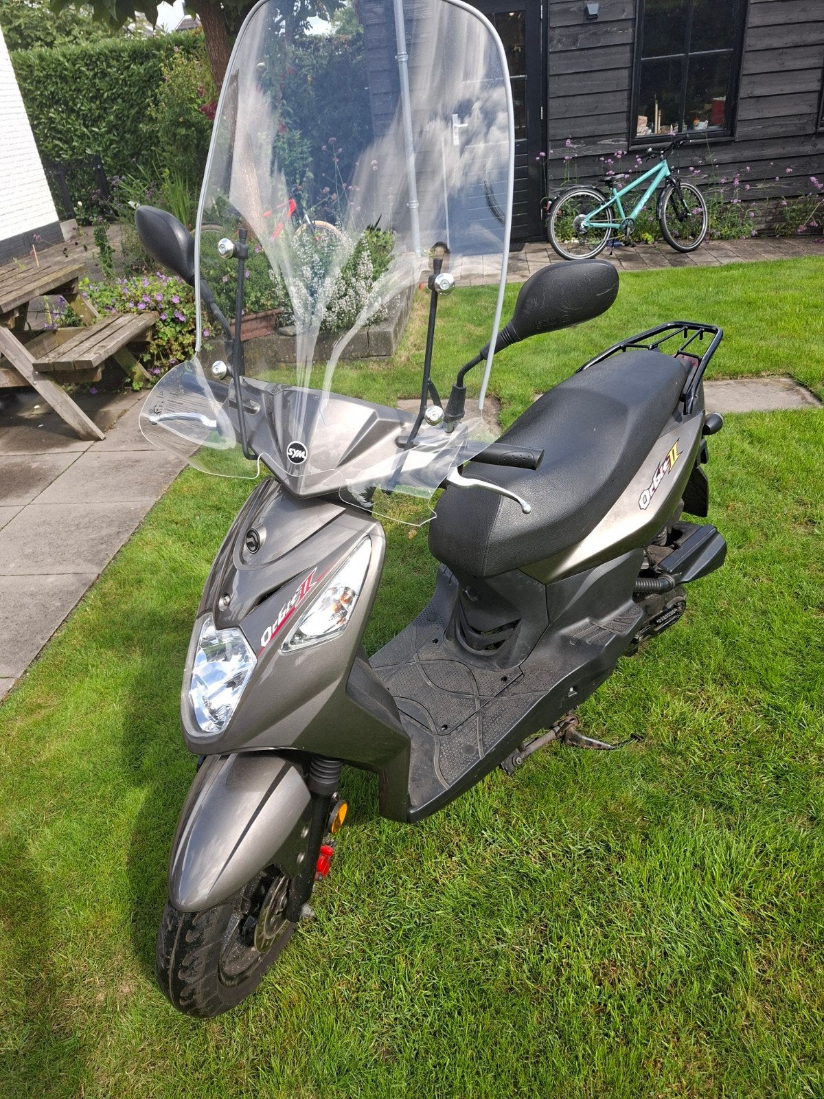 Sym Orbit II snorscooter - Grijs, 4405 km, Ophalen, Gebruikt, Benzine, Orbit