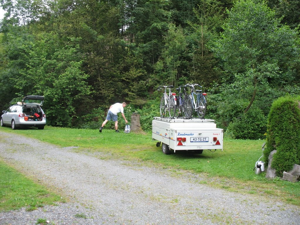 Roadmaster Family S Vouwwagen, => 6 pers., 3 fietsendragers, Caravans en Kamperen, Meerkleurig, Aanwezig, Tot en met 6, Ophalen