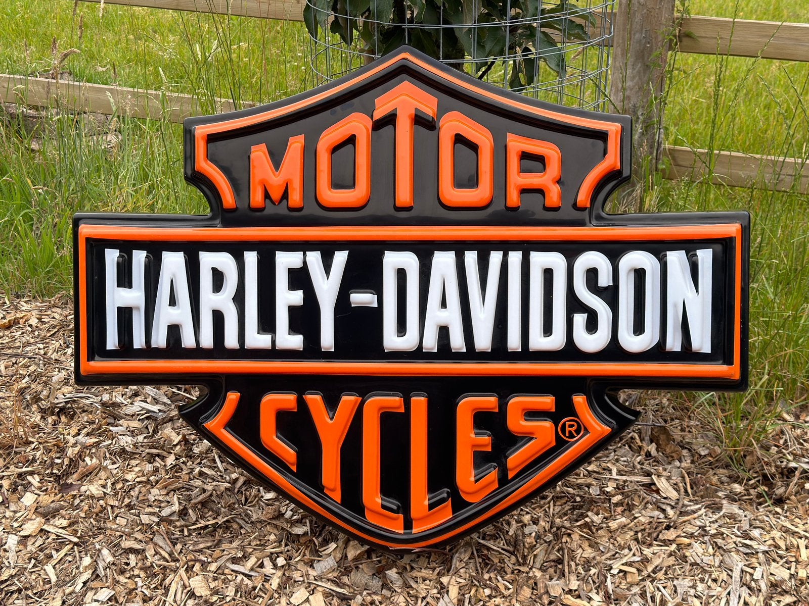 Origineel Halrey Davidson Dealer Lichtbak Lichtreclame, Ophalen, Gebruikt, Lichtbak of (neon) lamp
