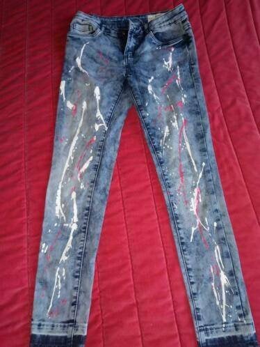 Heidi Klum Skinnyjeans, Verzenden, Zo goed als nieuw, Meisje, Broek