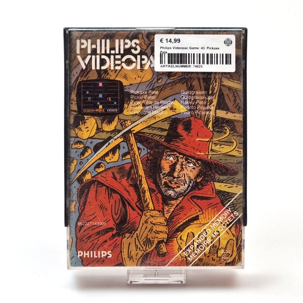 Philips Videopac Game: 43. Pickaxe Pete, Spelcomputers en Games, Games | Overige, Gebruikt