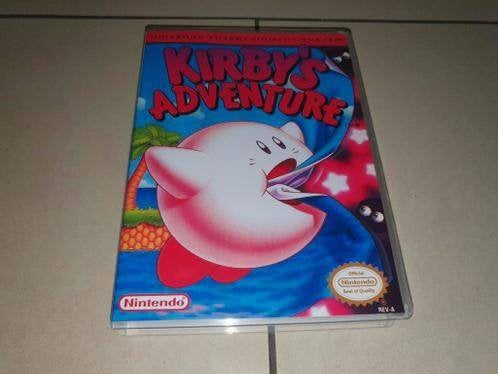 Kirby's Adventure NES Game Case, Spelcomputers en Games, Avontuur en Actie, Verzenden, 1 speler, Zo goed als nieuw