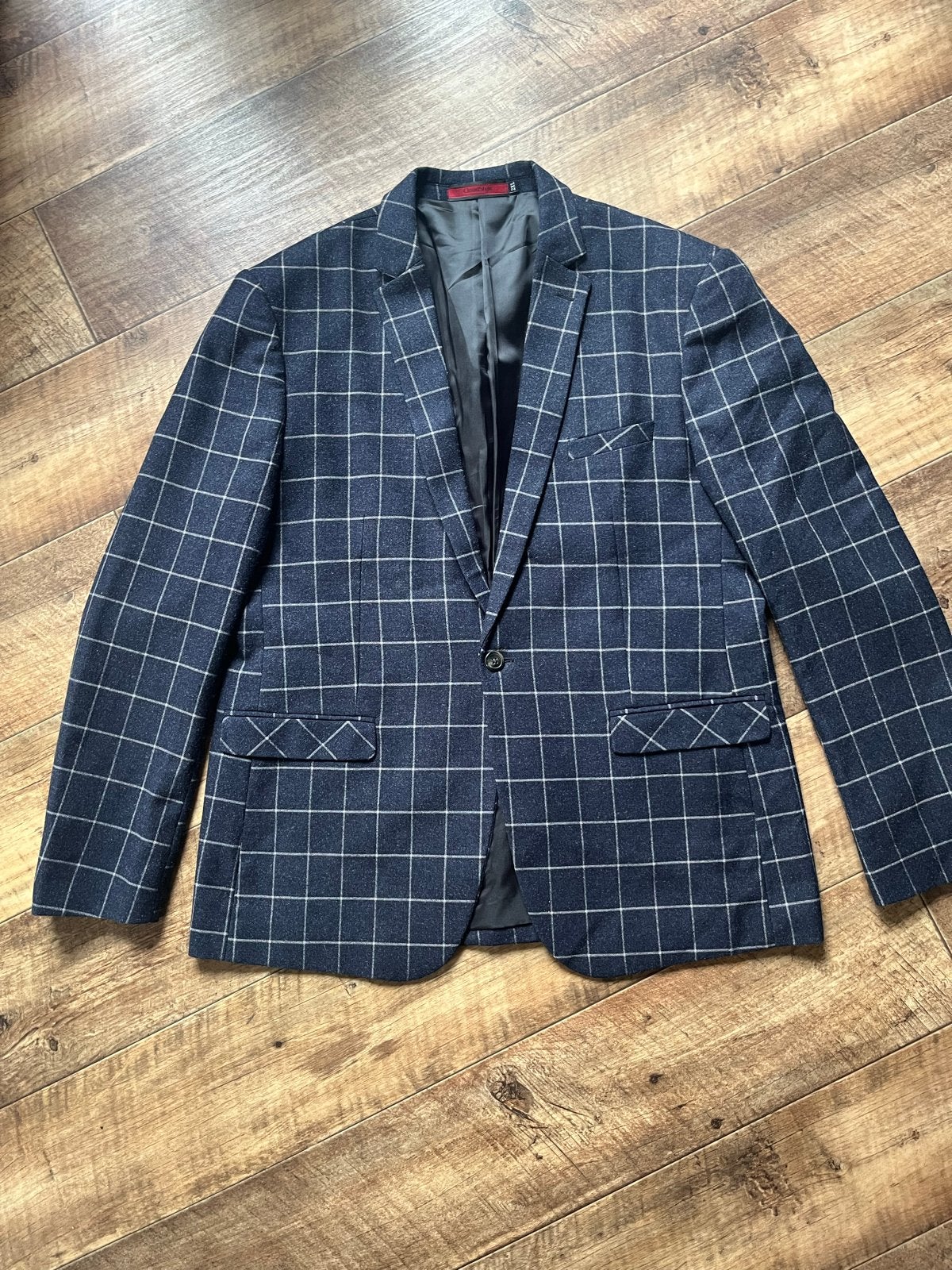 CloudStyle geruit colbert en gilet - Maat 2XL, Kleding | Heren, Kostuums en Colberts, Verzenden, Zo goed als nieuw, Maat 56/58 (XL)