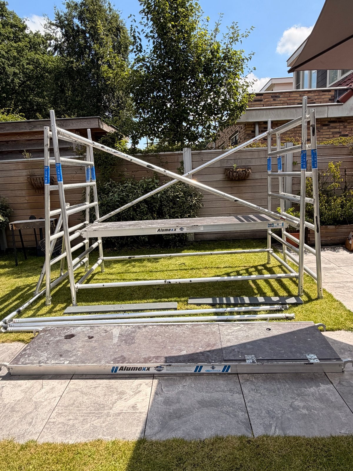 Alumexx Rolsteiger - Ideaal voor klussen rondom huis, Ophalen, Gebruikt, Rolsteiger of Kamersteiger, 2 tot 5 meter