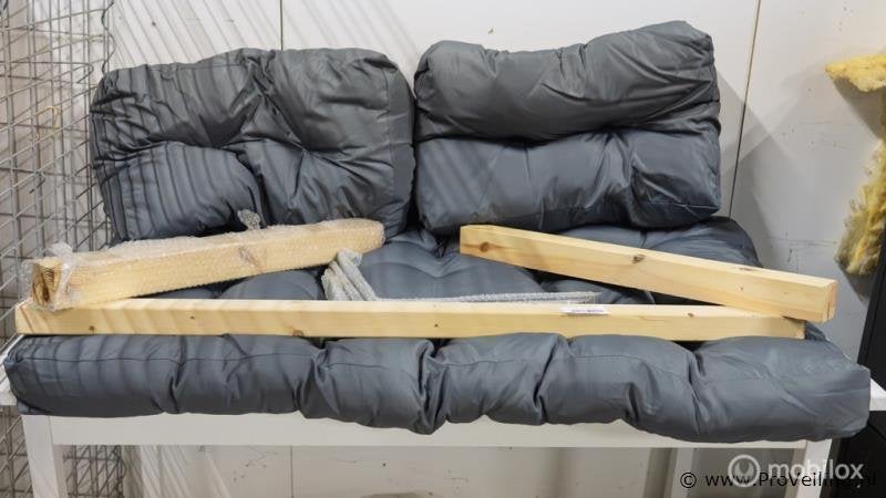 Online Veiling: Palletbank kussens incl. leuningen &  beu..., Tuin en Terras, Tuinmeubel-accessoires