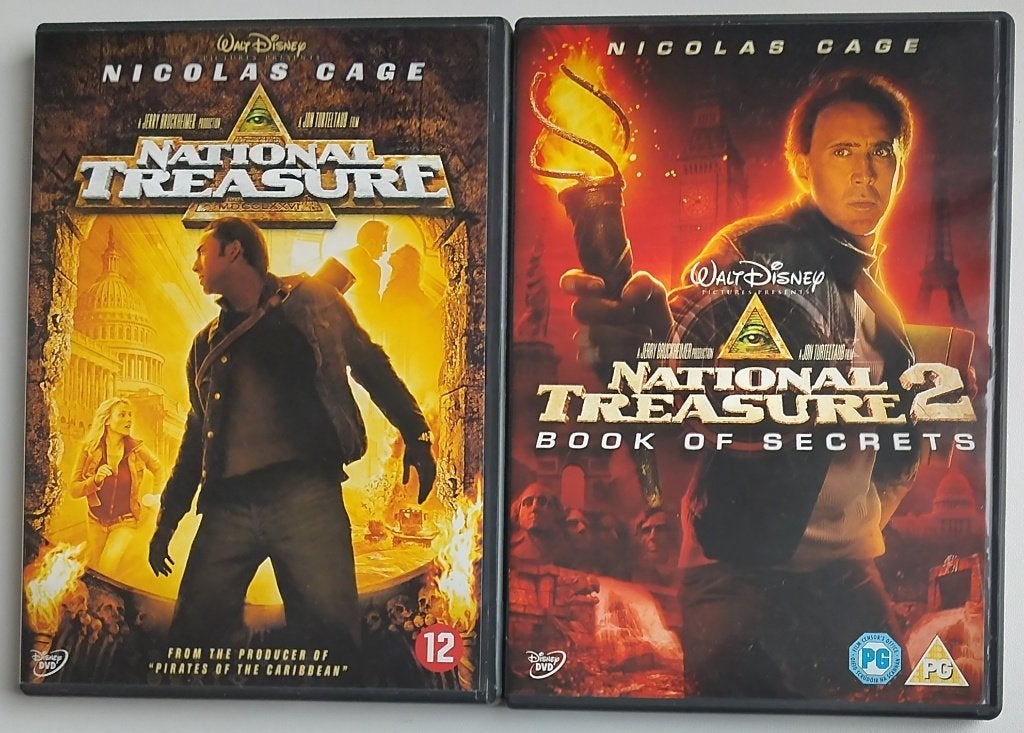 National Treasure 1 & 2 (2004 & 2007) *2 DVD, Engels, Nederlands, Ophalen of Verzenden, Zo goed als nieuw