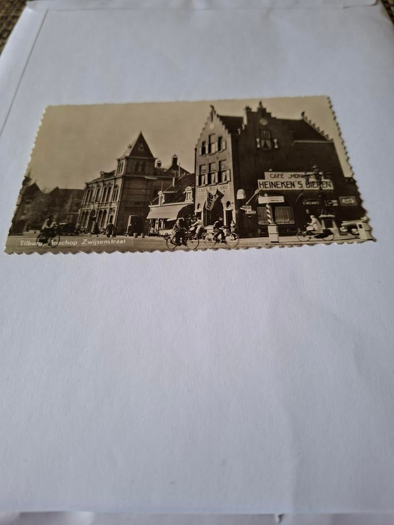 Tilburg Bisschop Zwijsenstraat  heineken bier, Verzamelen, Ophalen of Verzenden, 1920 tot 1940, Gelopen, Noord-Brabant