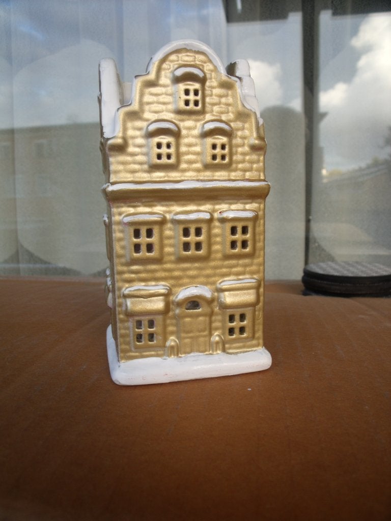 Goudkleurig postcode loterij huisje nummer 7, Diversen, Ophalen of Verzenden, Zo goed als nieuw