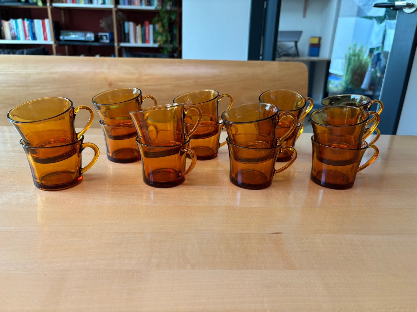 Vintage gele duralex glaasjes, Ophalen of Verzenden