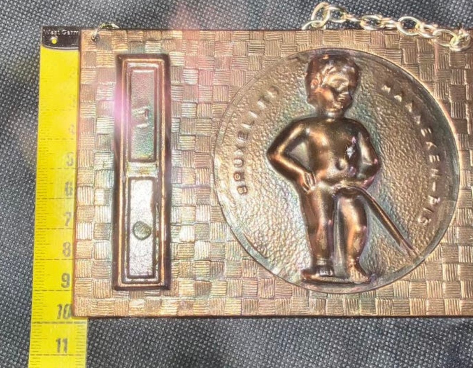 MANNEKE PIS ,VOLLEDIG KOPER…LEUK en MOOI!!, Antiek en Kunst, Ophalen of Verzenden, Koper