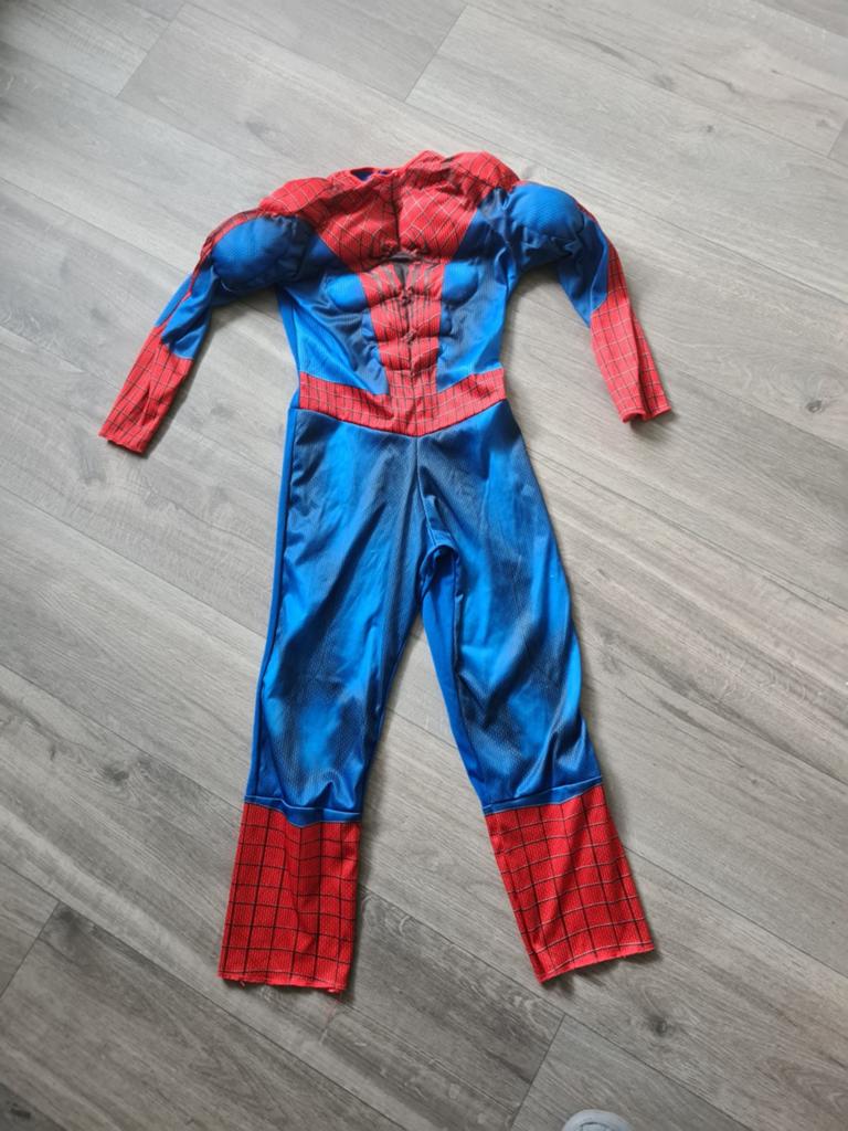 Spiderman verkleedkleding/ carnaval, Ophalen, Gebruikt, Jongen of Meisje