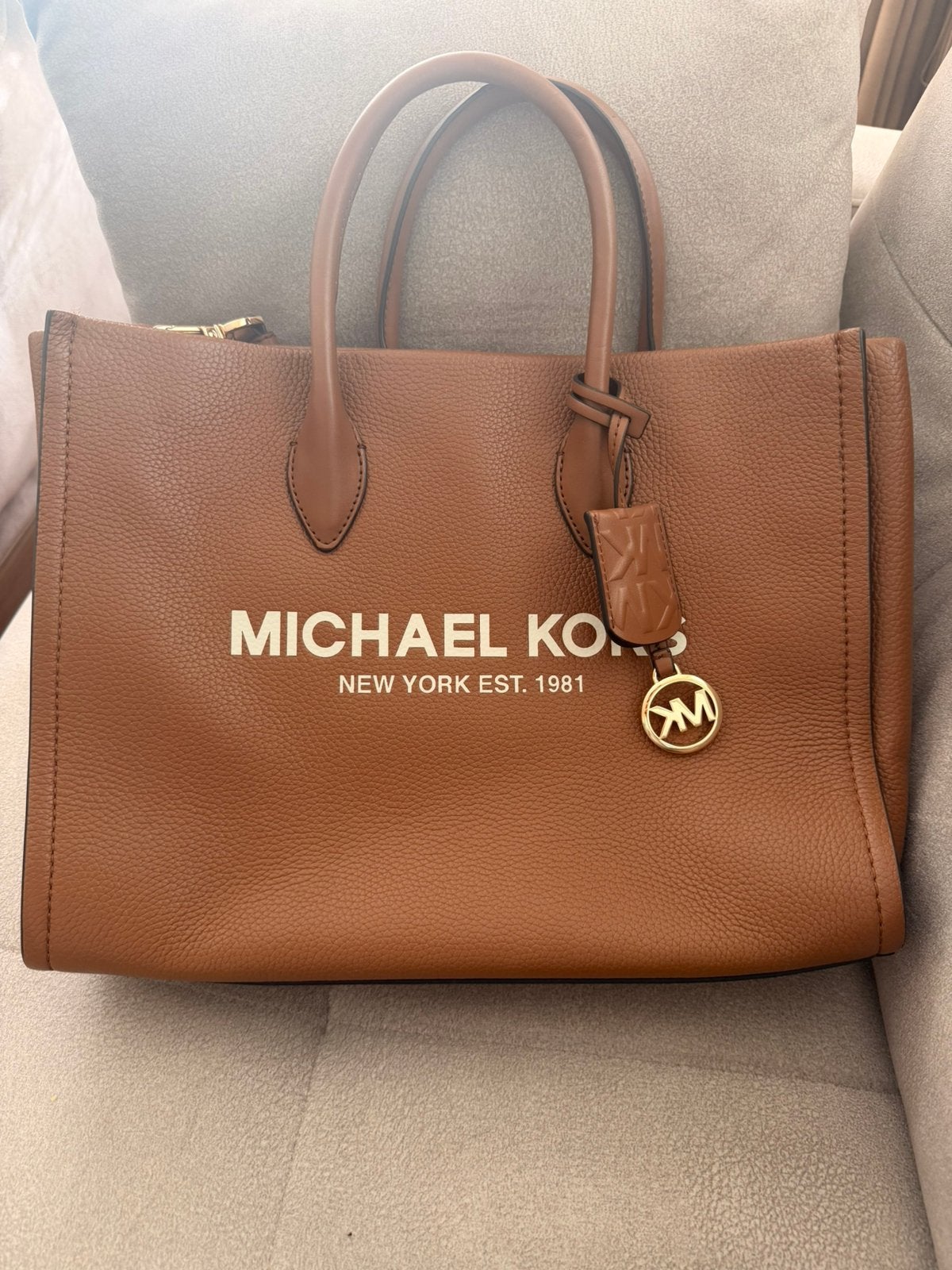 Orginele Micheal Kors totebag, Ophalen of Verzenden, Zo goed als nieuw, Zwart