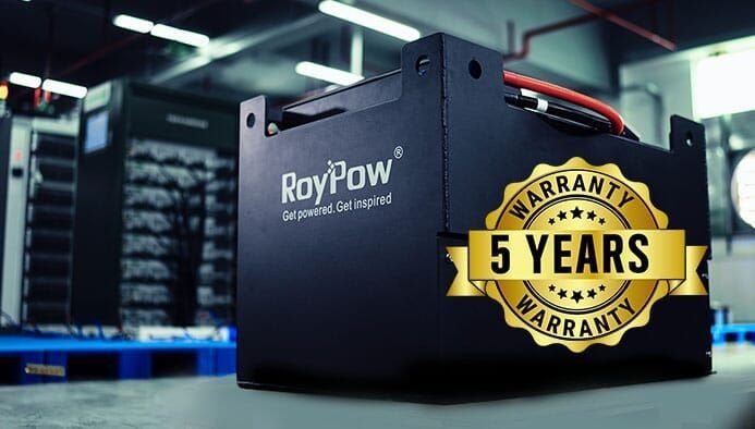 RoyPow 48V 105AH Lithium Accu 5kWh incl. lader 1450W - 22A, Ophalen, -, -, Nieuw
