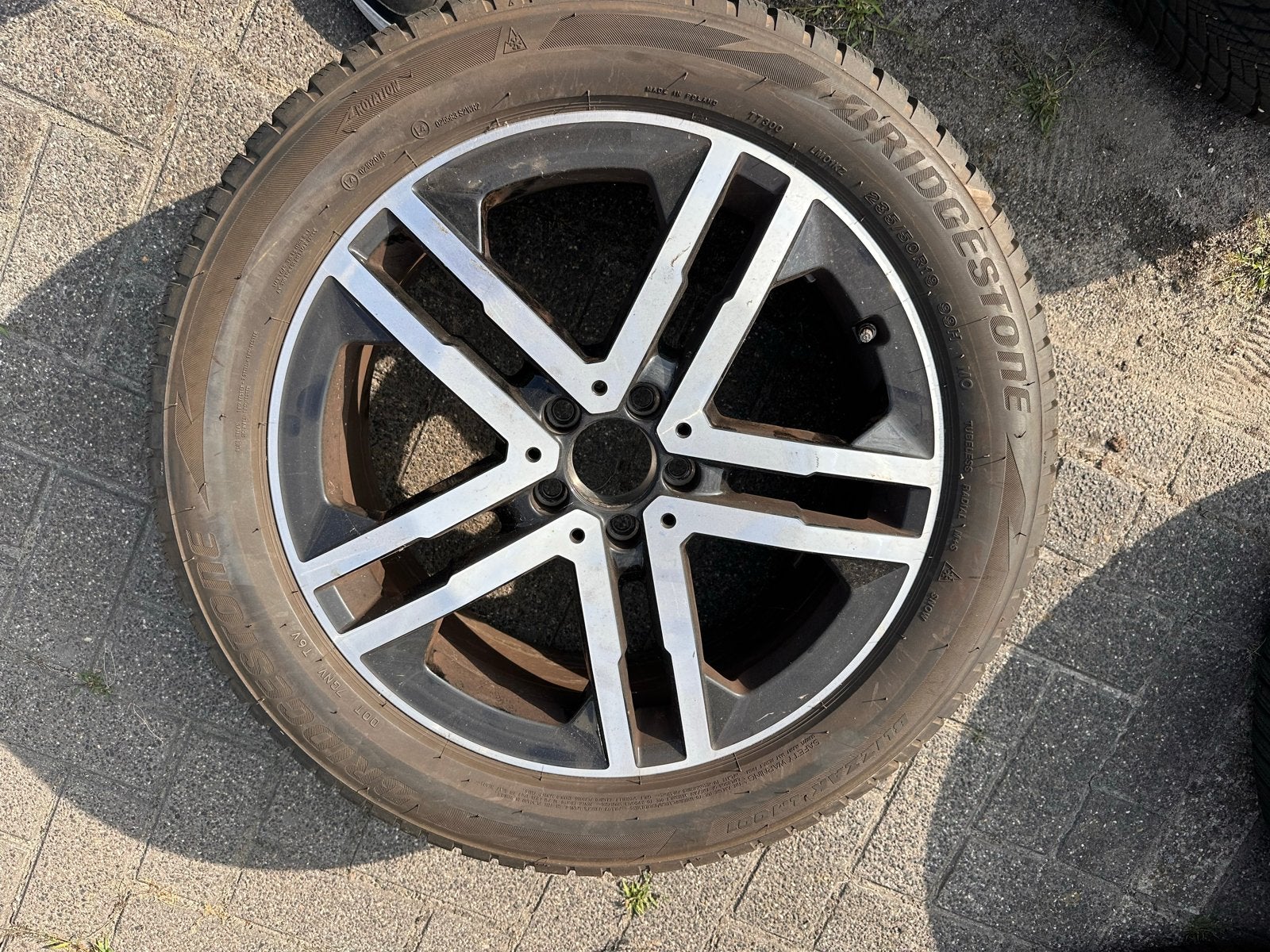 Mercedes-Benz W247 19 inch winterbanden met velgen, Auto-onderdelen, Banden en Velgen, Gebruikt, Banden en Velgen, Winterbanden