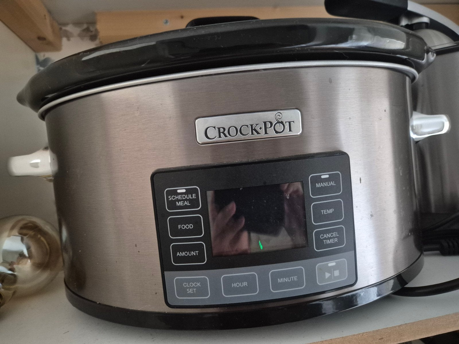 Crock-Pot Slowcooker met Timer - RVS, Ophalen