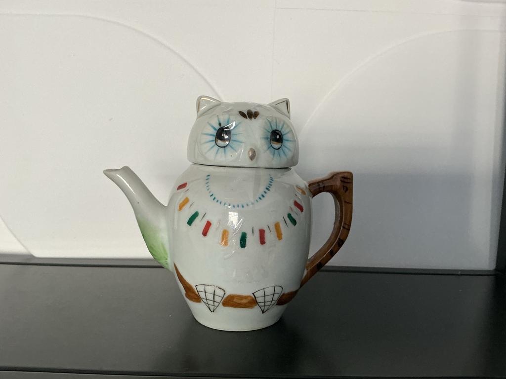 Leuke uil theepot - Vintage decoratie, Ophalen of Verzenden