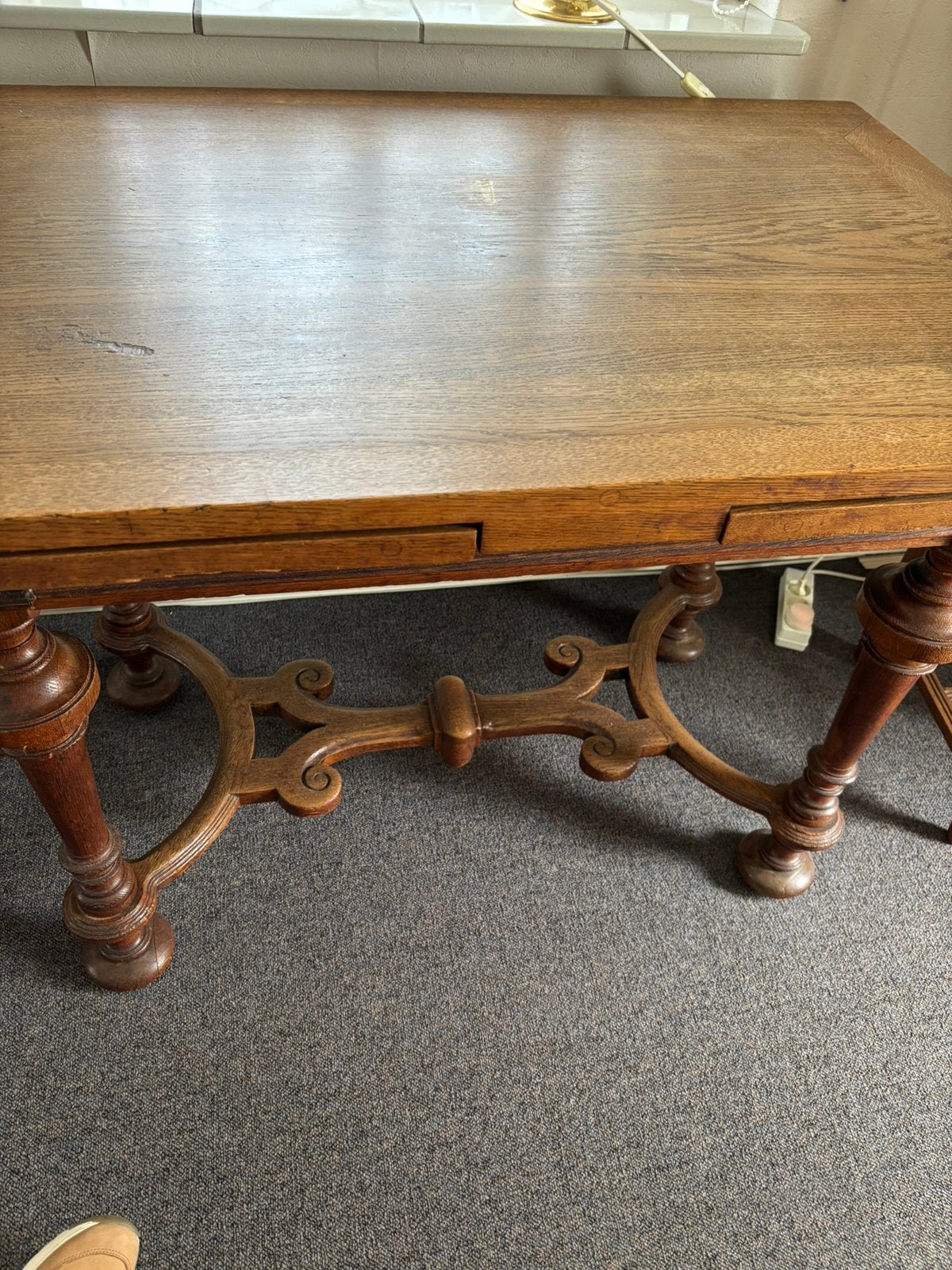 Mechels tafel met 4 stoelen, Antiek en Kunst, Ophalen
