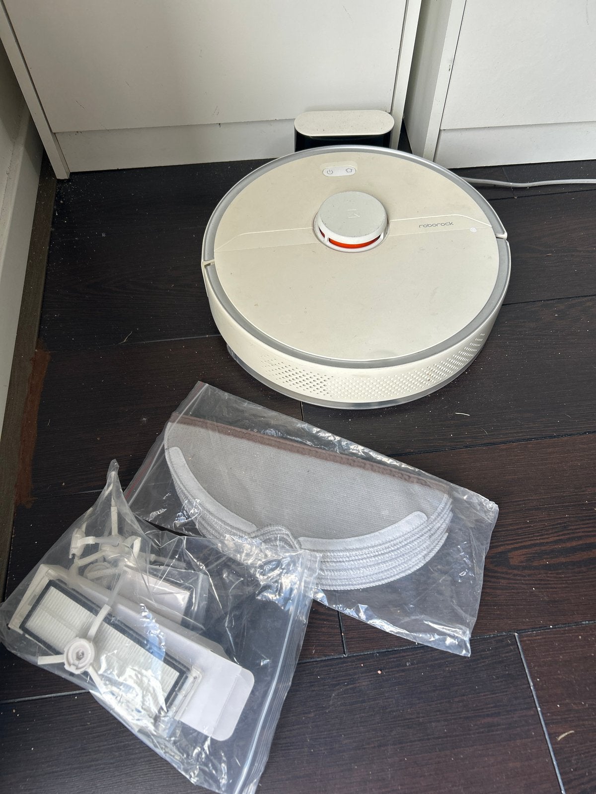 Roborock Robotstofzuiger met Dweilfunctie en Accessoires, Overige merken, Gebruikt, Dweilfunctie, Ophalen of Verzenden