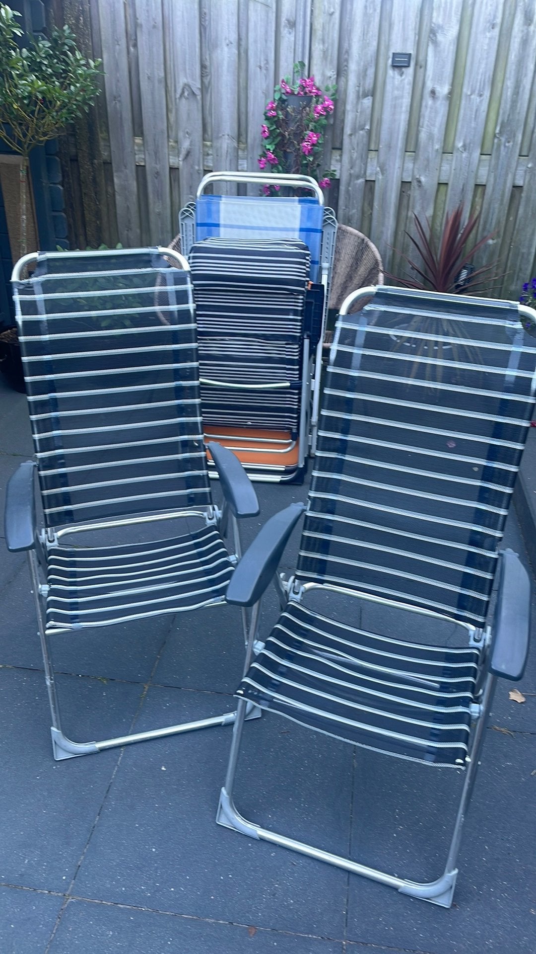 2 kampeerstoelen, Ophalen of Verzenden, Gebruikt, Campingstoel