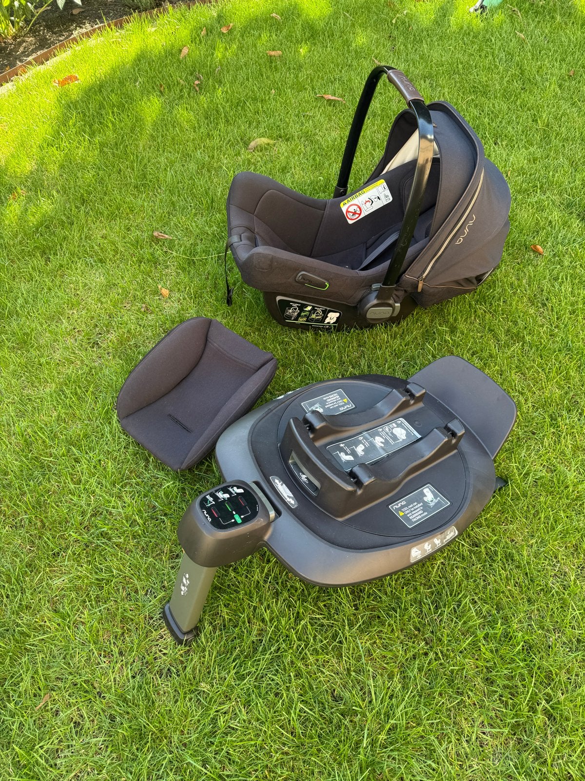 Nuna 360 base next + Pipa next autostoeltje riveted, Kinderen en Baby's, Autostoeltjes, Zijbescherming, Zo goed als nieuw, Isofix