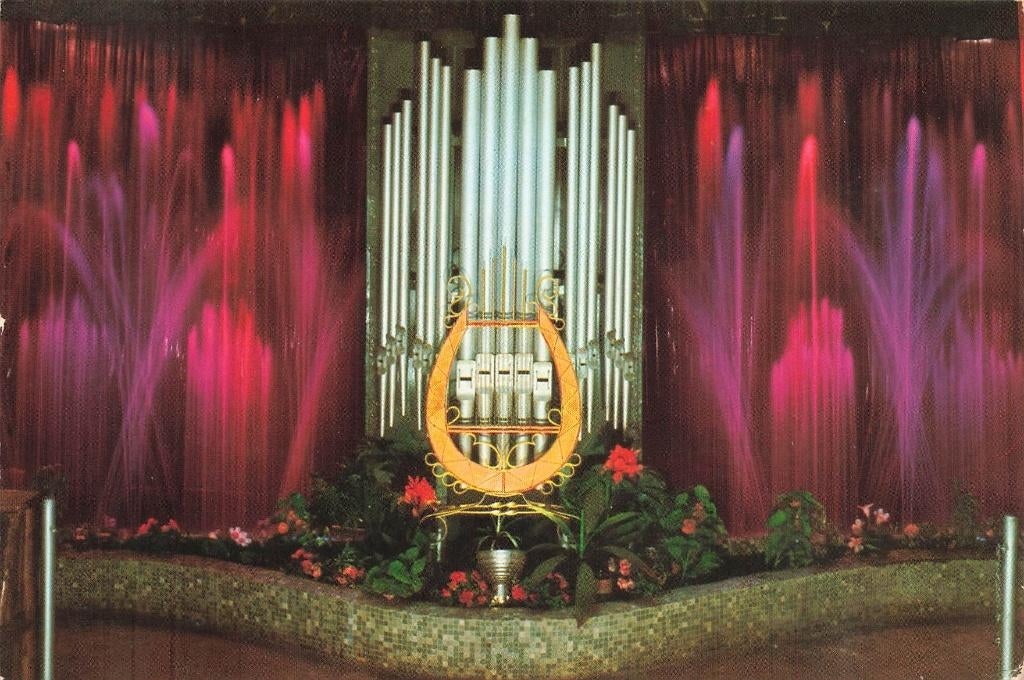 Spookjesbos Valkenburg, Waterorgel met dansende fonteinen, Verzamelen, Ophalen of Verzenden, 1960 tot 1980, Ongelopen, Limburg
