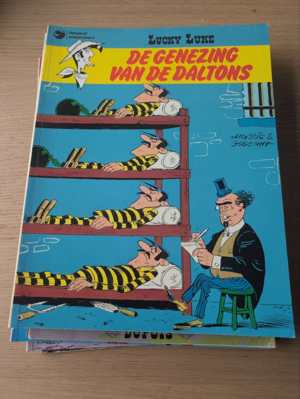 Lucky Luke - De Genezing van de Daltons, Eén stripboek, Ophalen of Verzenden, Gelezen, Morris & Goscinny