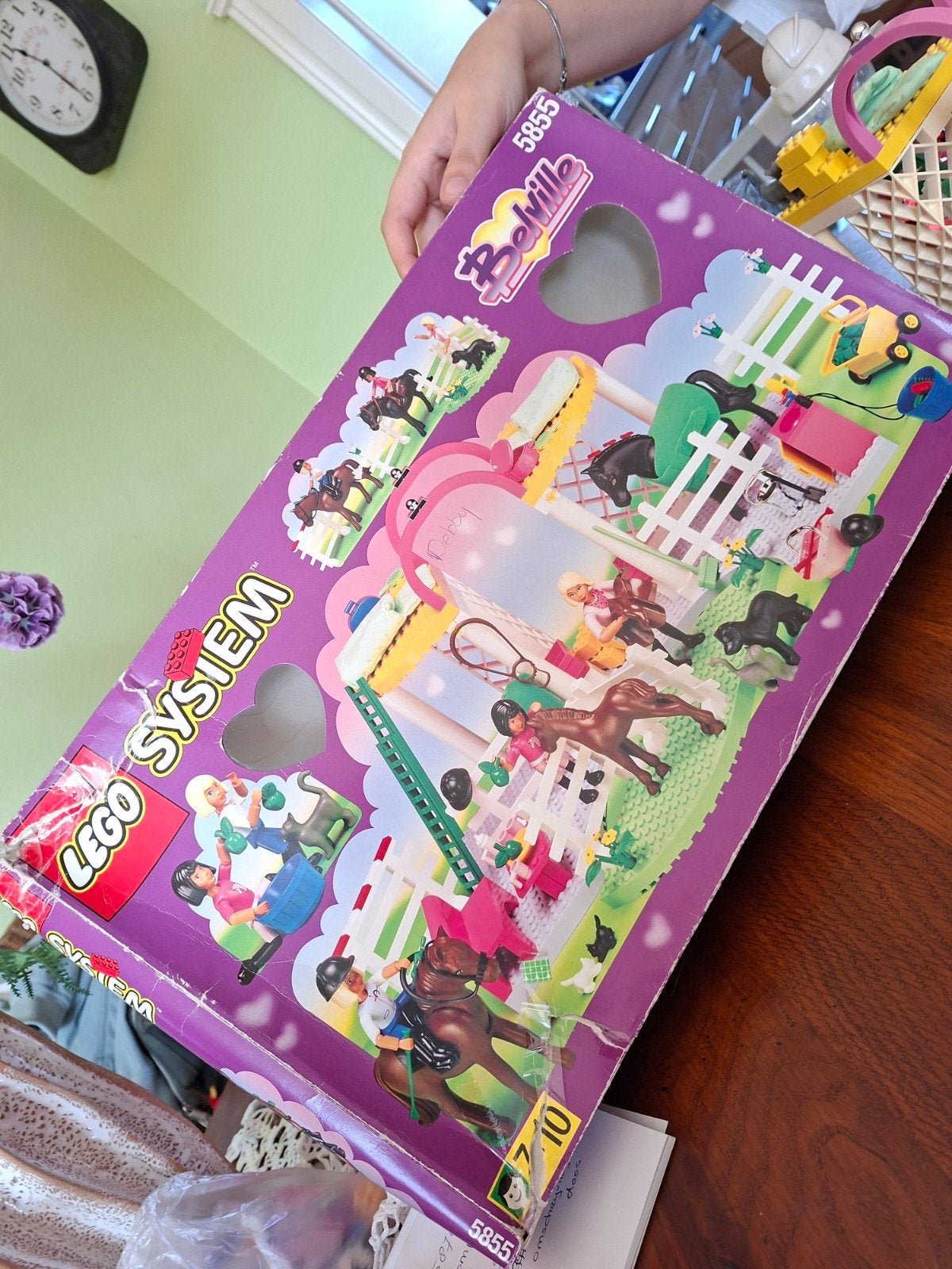 Lego Belville 5855 Paardenmanege - Compleet met doos, Gebruikt, Inclusief instructies, Overige thema's, Lego