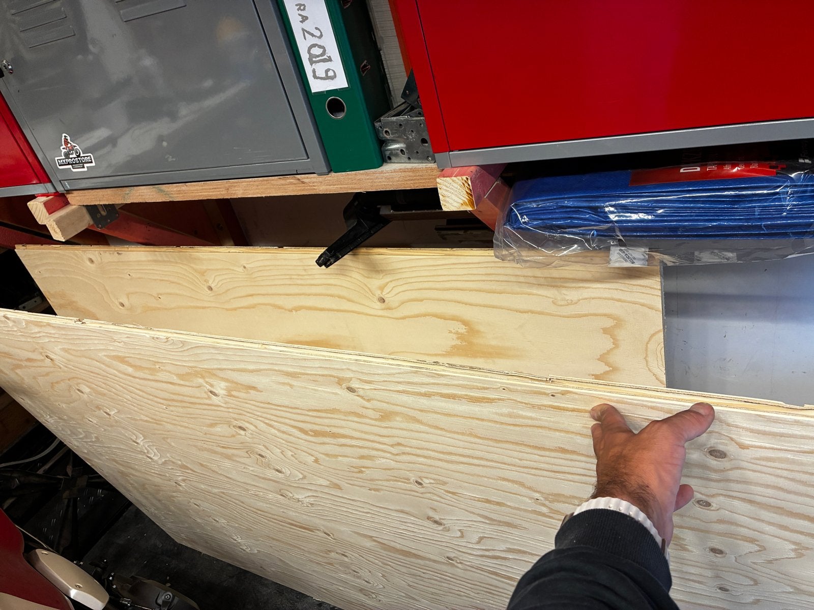 Underlayment 18 mm, Doe-het-zelf en Verbouw, Ophalen, Gebruikt, Minder dan 25 mm, Plank