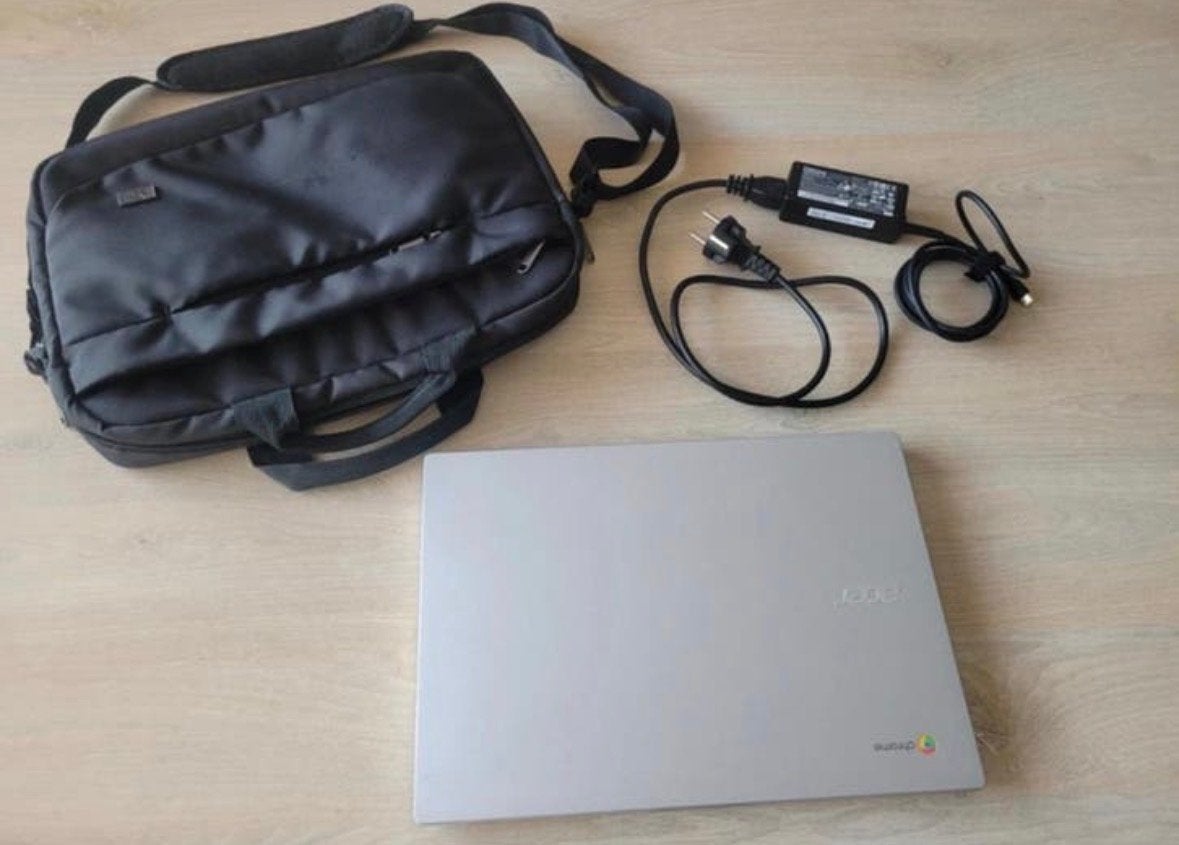 Acer Chromebook 514 met tas en lader, 14 inch, 8 GB, Ophalen of Verzenden, Zo goed als nieuw