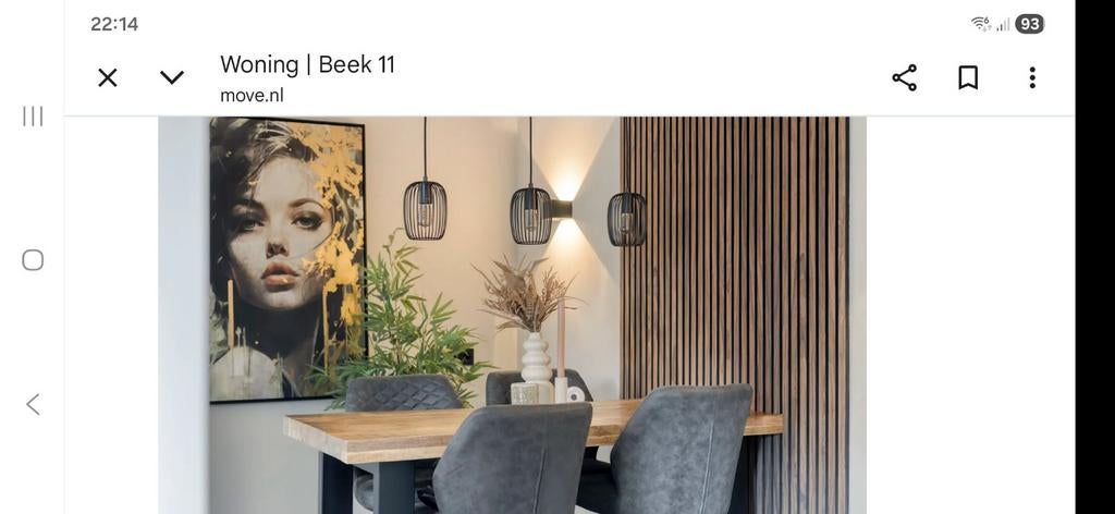 Mooie 3 lichts hanglamp, Huis en Inrichting, Ophalen, Zo goed als nieuw, 75 cm of meer