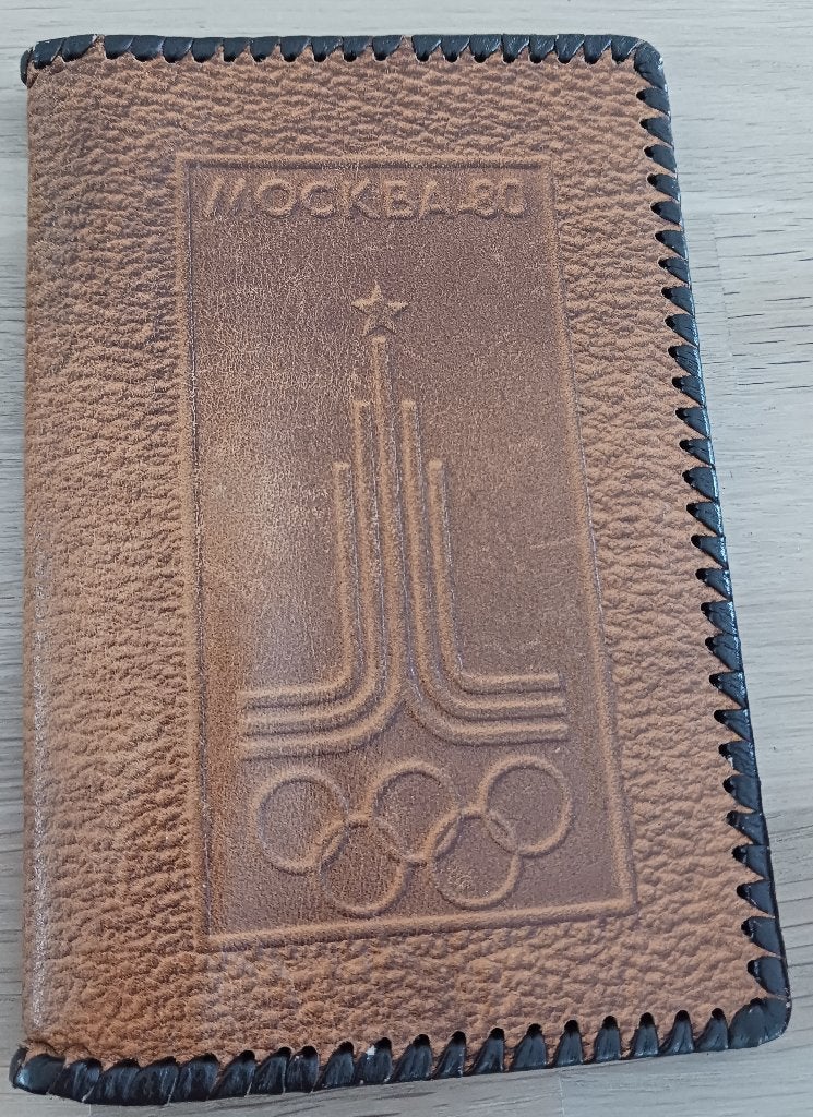 Olympische Spelen Moskou Portefeuille 1980, Verzamelen, Ophalen of Verzenden, Nieuw, Overige sporten, Overige typen