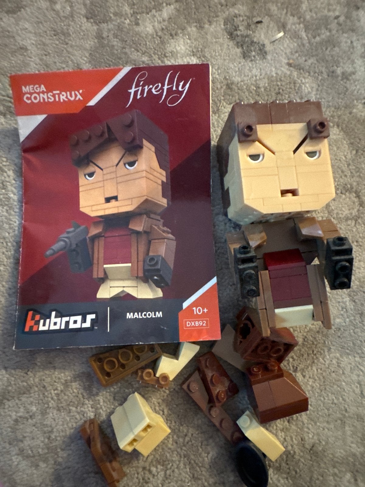 Mega Construx Kubros Firefly Malcolm Figuur, Ophalen of Verzenden, Zo goed als nieuw, Megabloks