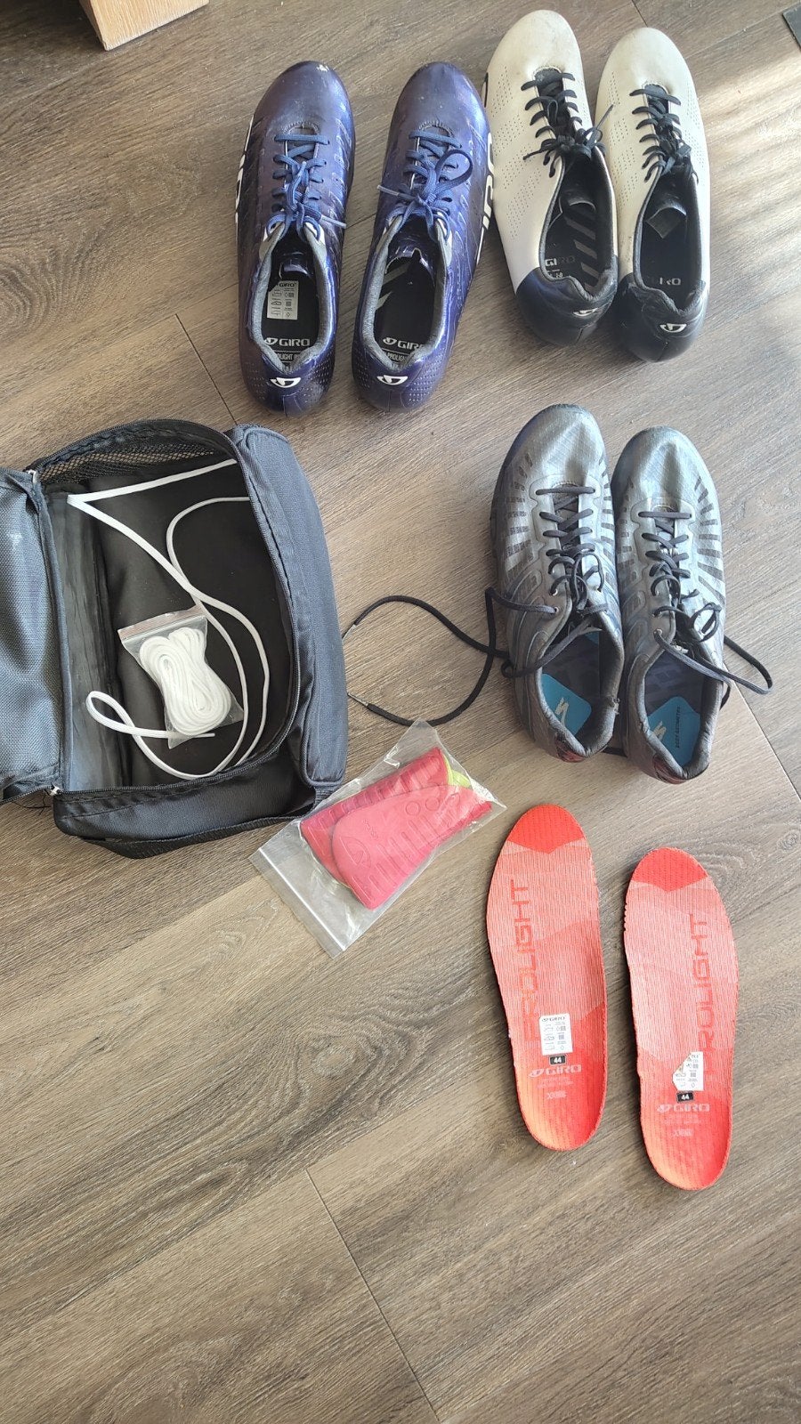 3 sets Giro Empire, Gebruikt, Schoenen, Overige maten, Ophalen of Verzenden