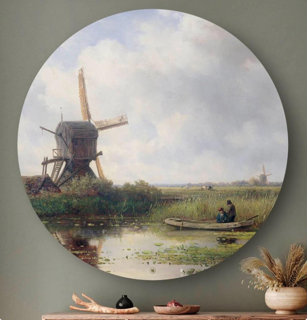 Schilderij., Huis en Inrichting, Woonaccessoires | Schilderijen, Tekeningen en Foto's, Ophalen, 125 cm of meer, Zo goed als nieuw