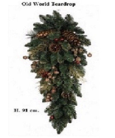 Guirlandedruppel Old World grote kerstdecoratie Nieuw, Verzenden, Nieuw