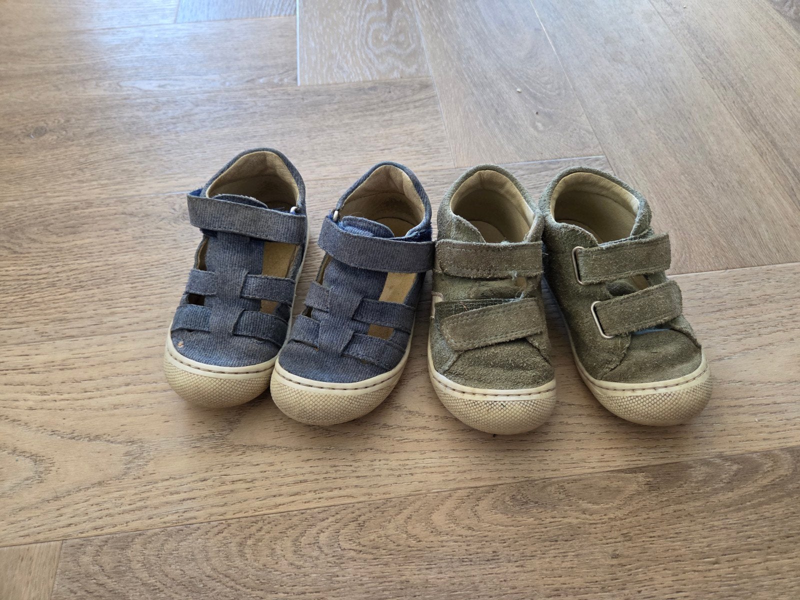 Naturino 23 jongens sandalen en sneakers maat 23 blauw groen, Gebruikt, Schoenen, Ophalen of Verzenden, Naturino