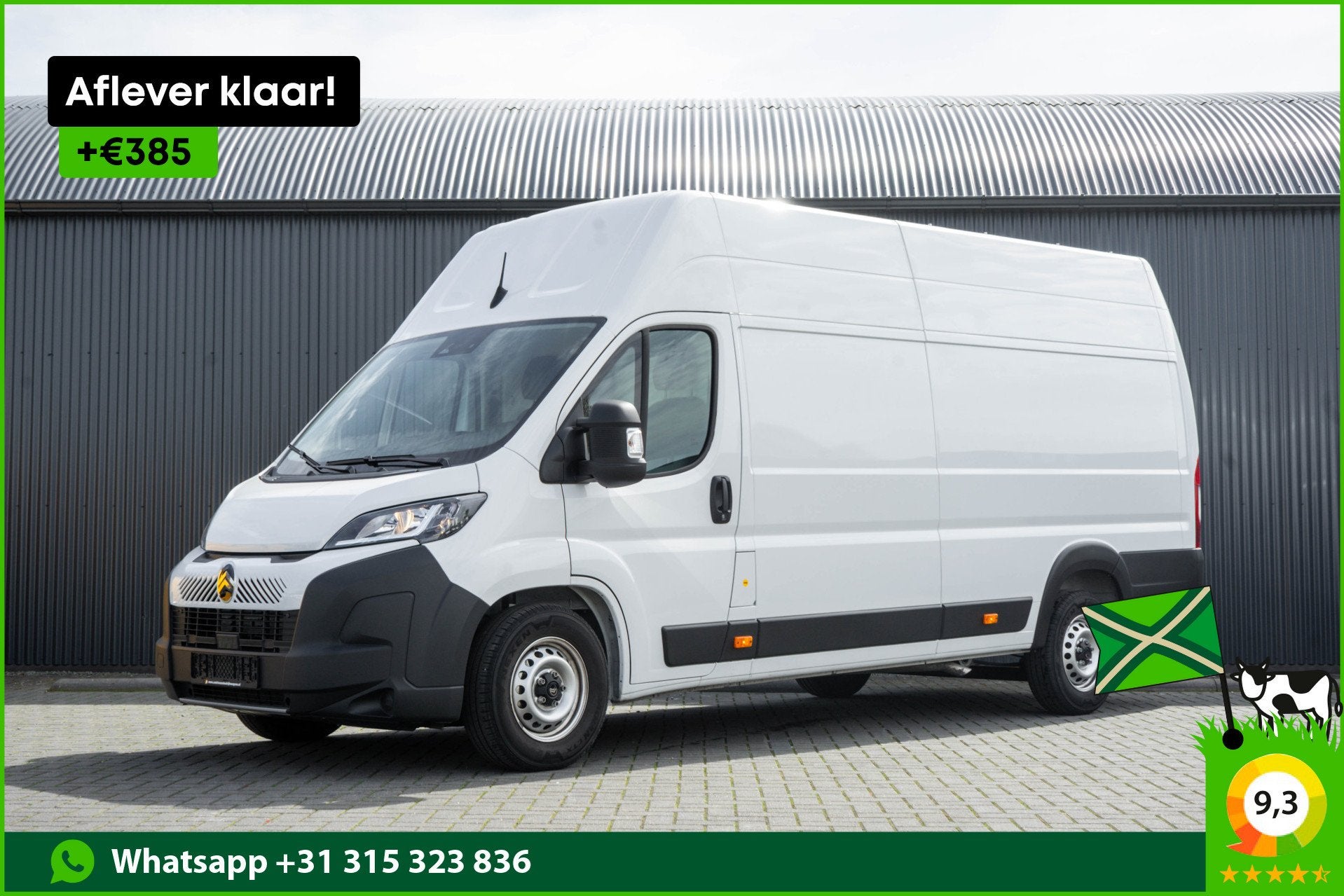 Citroën Jumper 2.2 BlueHDi L4H3 | Nieuwstaat | 140 PK | Cam, Voorwielaandrijving, Stof, Gebruikt, Zwart