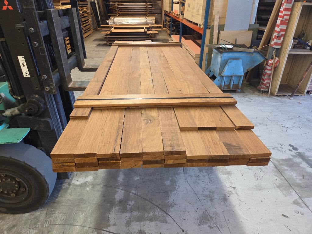 Hardhouten planken geschaafd 22x100 mm - nr: HP159, Tuin en Terras, Ophalen, Planken, Nieuw, Hardhout