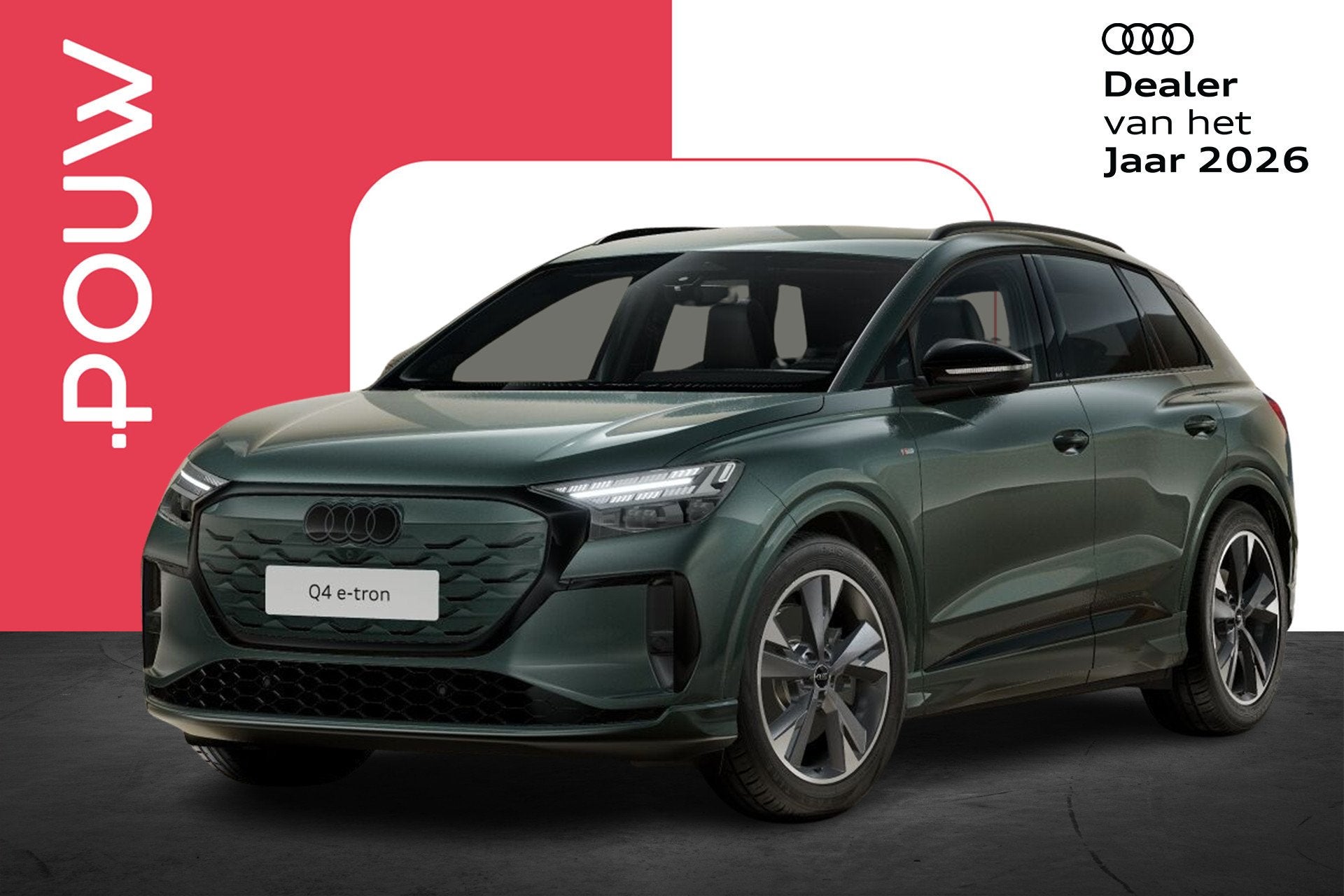 Audi Q4 e-tron S edition 286pk performance 82 kWh | Velgen 2, Auto's, Automaat, 12 maanden, Achterwielaandrijving, 510 min