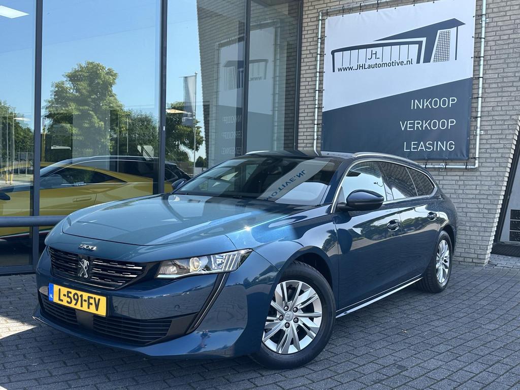Peugeot 508 SW 1.2 Blue*130PK*AUTOM.*CAM*NAVI*ECC*CRUISE*TEL, Auto's, Peugeot, 745 kg, Stof, Gebruikt, 1199 cc
