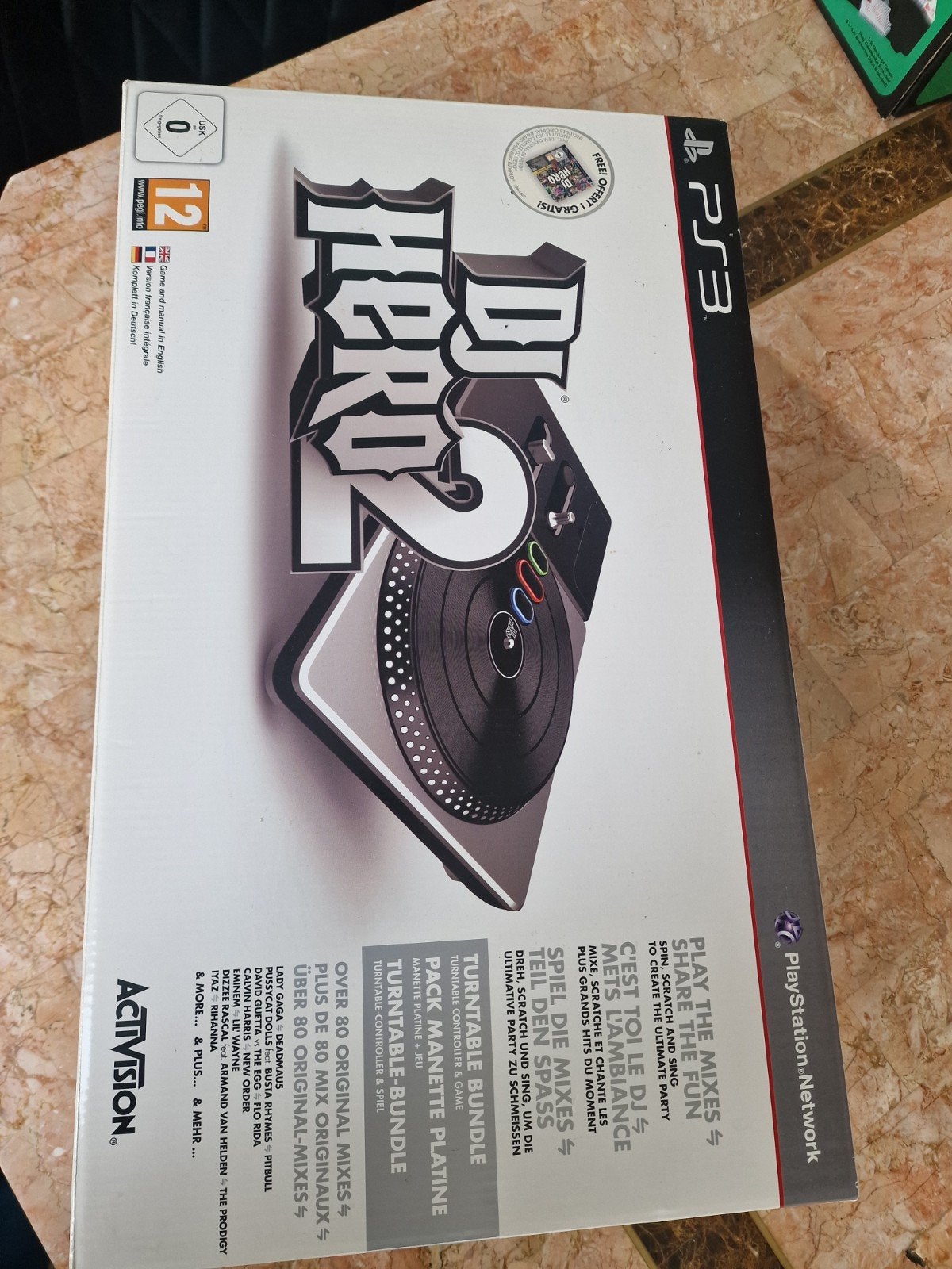 DJ Hero 2 playsyation 3 draaitafel, Spelcomputers en Games, Muziek, 1 speler, Ophalen of Verzenden, Zo goed als nieuw