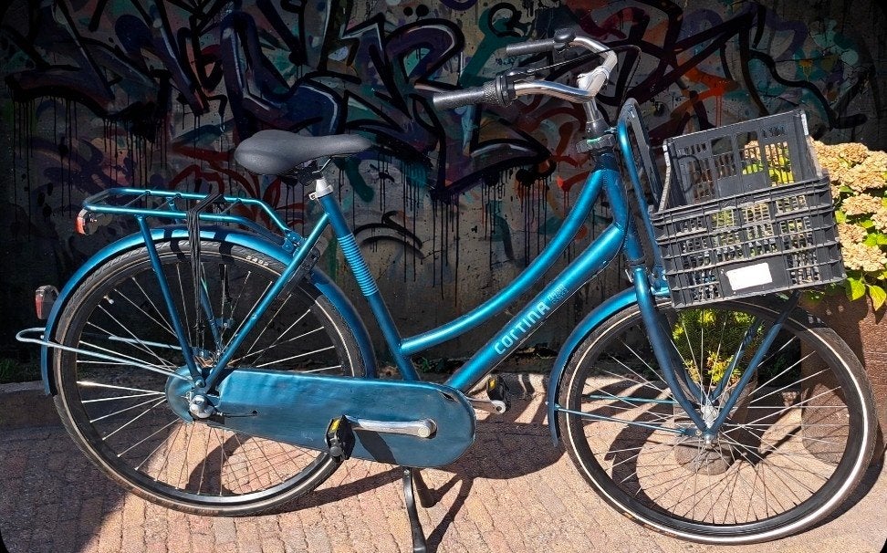 Cortina U4 groen/blauw (turquoise) met 3 versnellingen, Ophalen, Terugtraprem, Cortina U4 Transport, Versnellingen