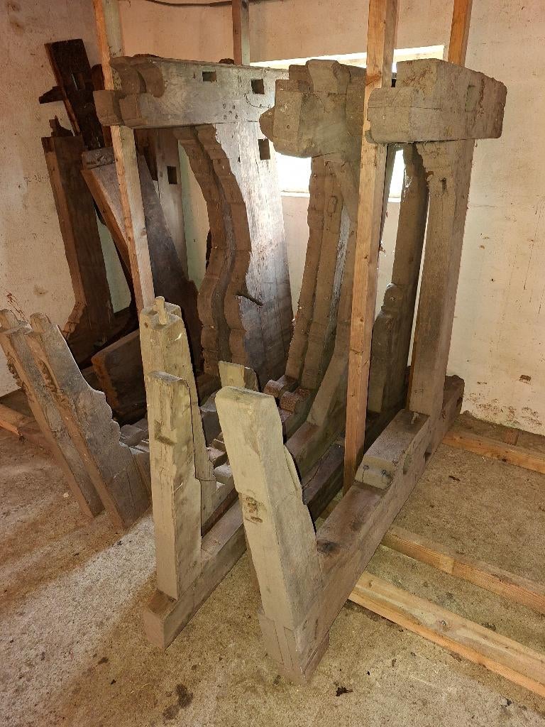 Eiken delen van weefgetouw, 40 liter of meer, Ophalen, Gebruikt, Minder dan 50 cm