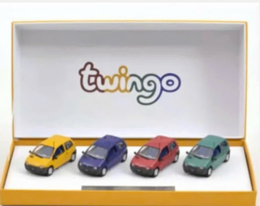 Renault Twingo 1993 4 cars Gift box 1/43 lim.ed NOREV 517423, Verzenden, Nieuw, Auto, Norev