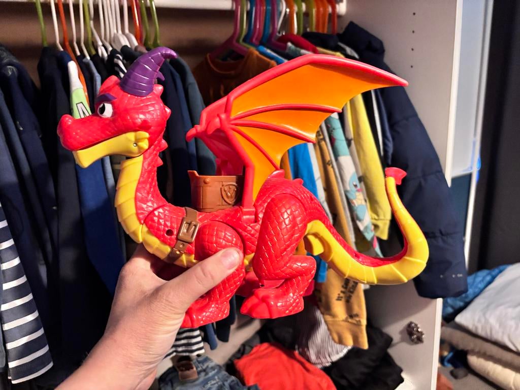 Paw Patrol Draak (zonder poppetje), Ophalen of Verzenden, Zo goed als nieuw, Jongen of Meisje