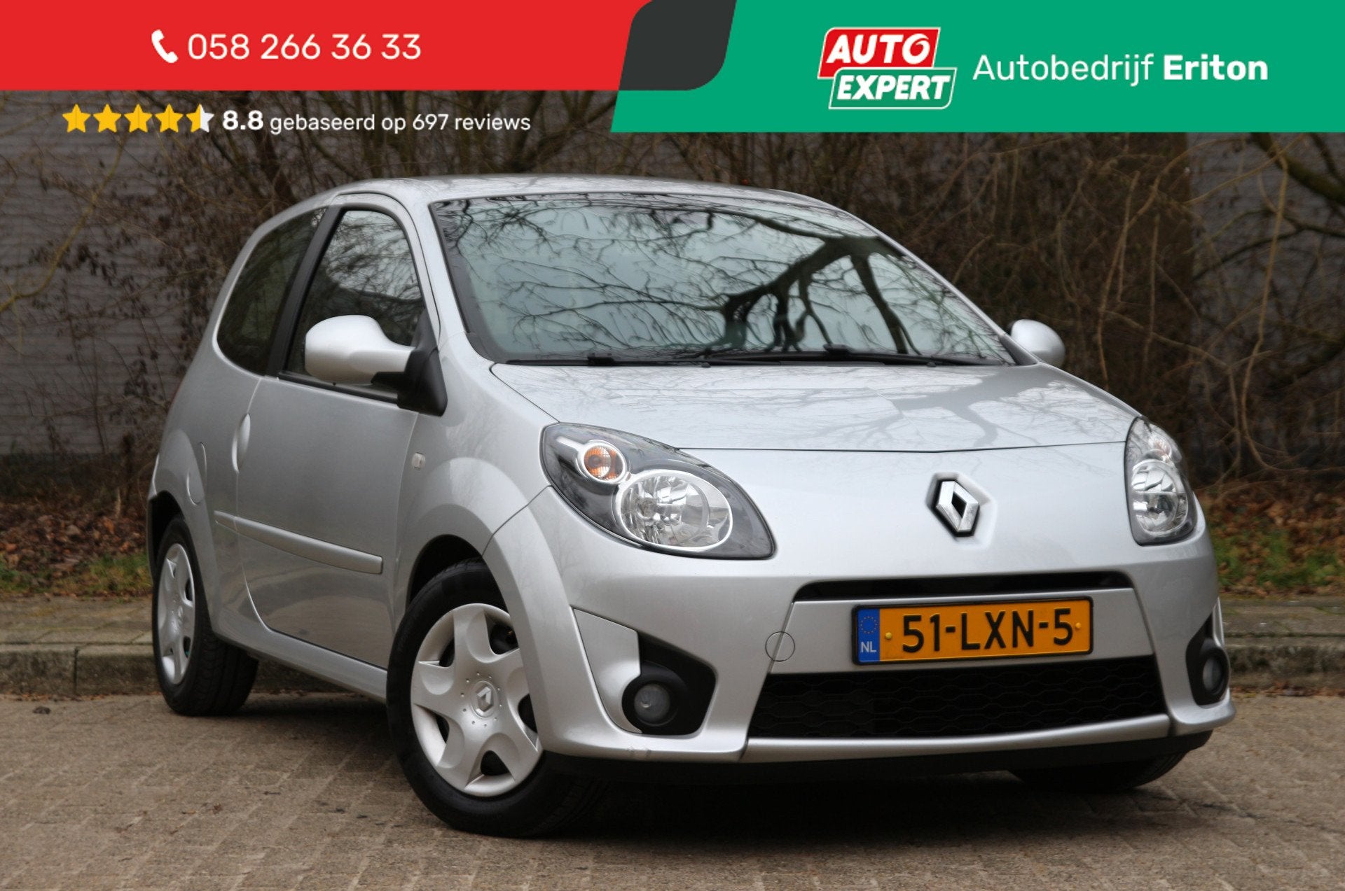 Renault Twingo 1.2-16V 75pk Dynamique AUT. | Automaat! | Rad, Gebruikt, 4 cilinders, 923 kg, Bedrijf