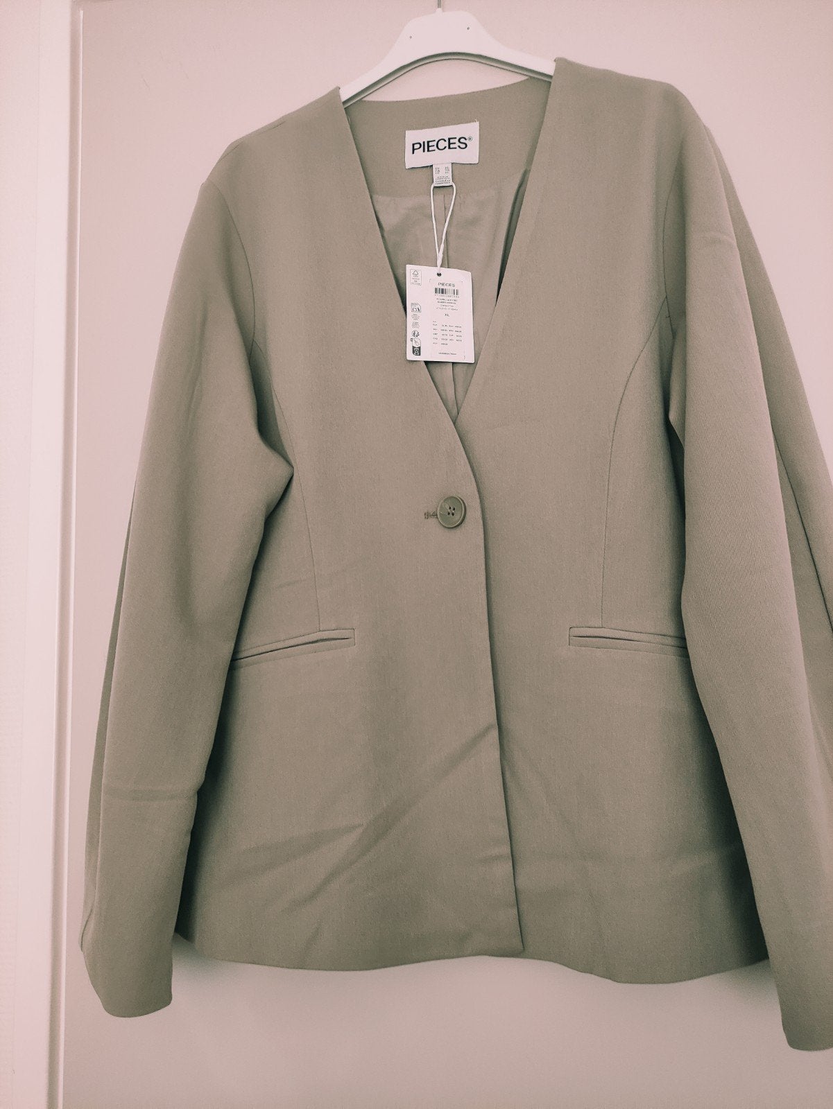 Pieces Blazer - Nieuw met kaartjes - Maat XL, Blauw, Maat 42/44 (L), Nieuw, Ophalen of Verzenden
